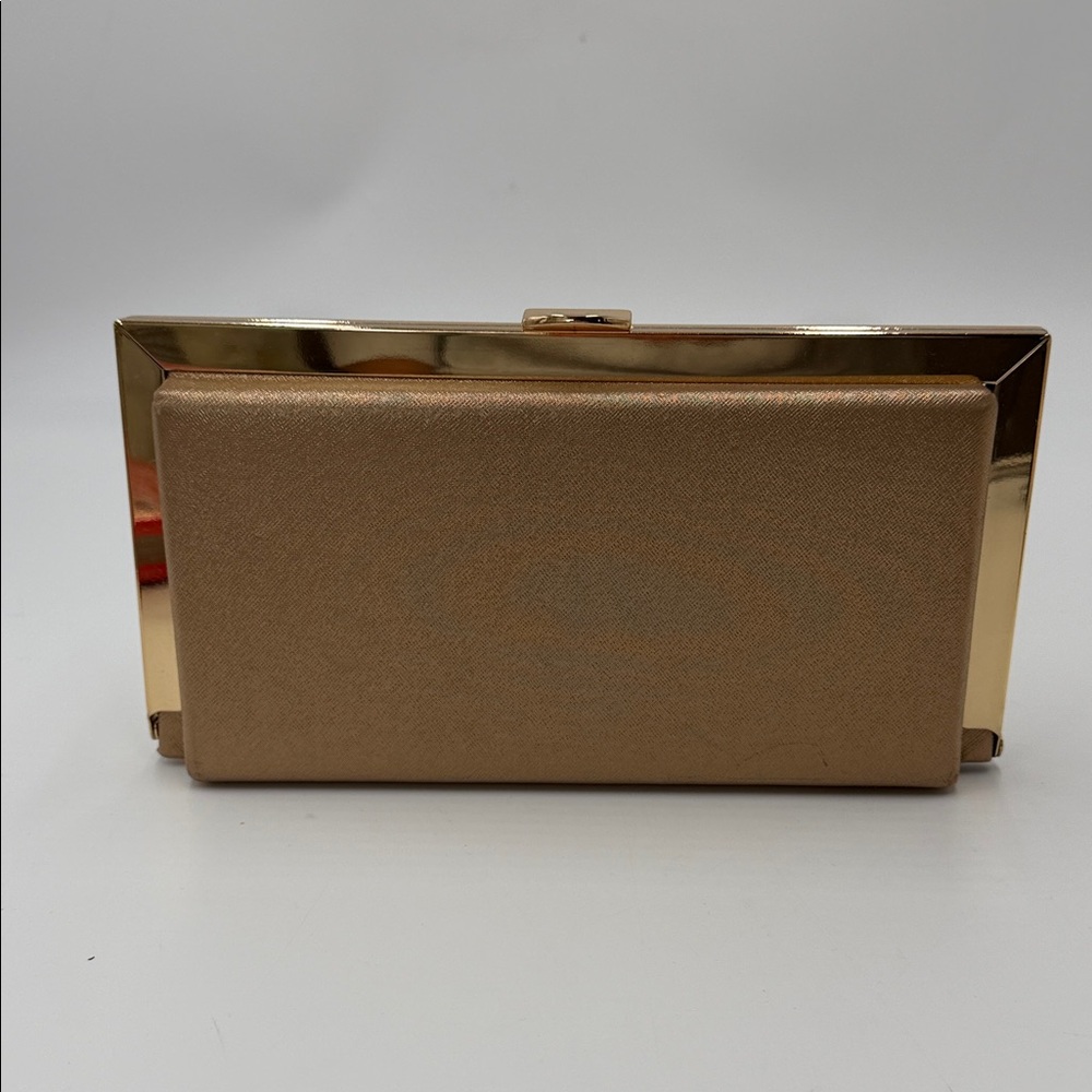 Starlet Gold Metallic Clutch